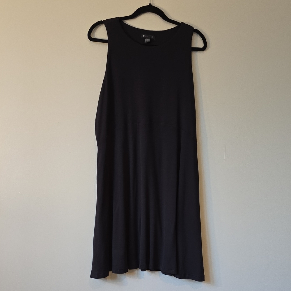 Athleta Women’s Sleeveless Dress –‎ Size 1X – Black